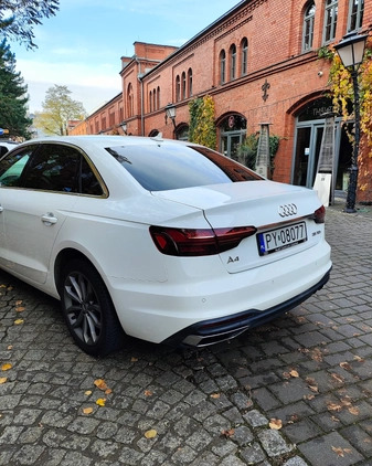 Audi A4 cena 92900 przebieg: 142000, rok produkcji 2020 z Poznań małe 191